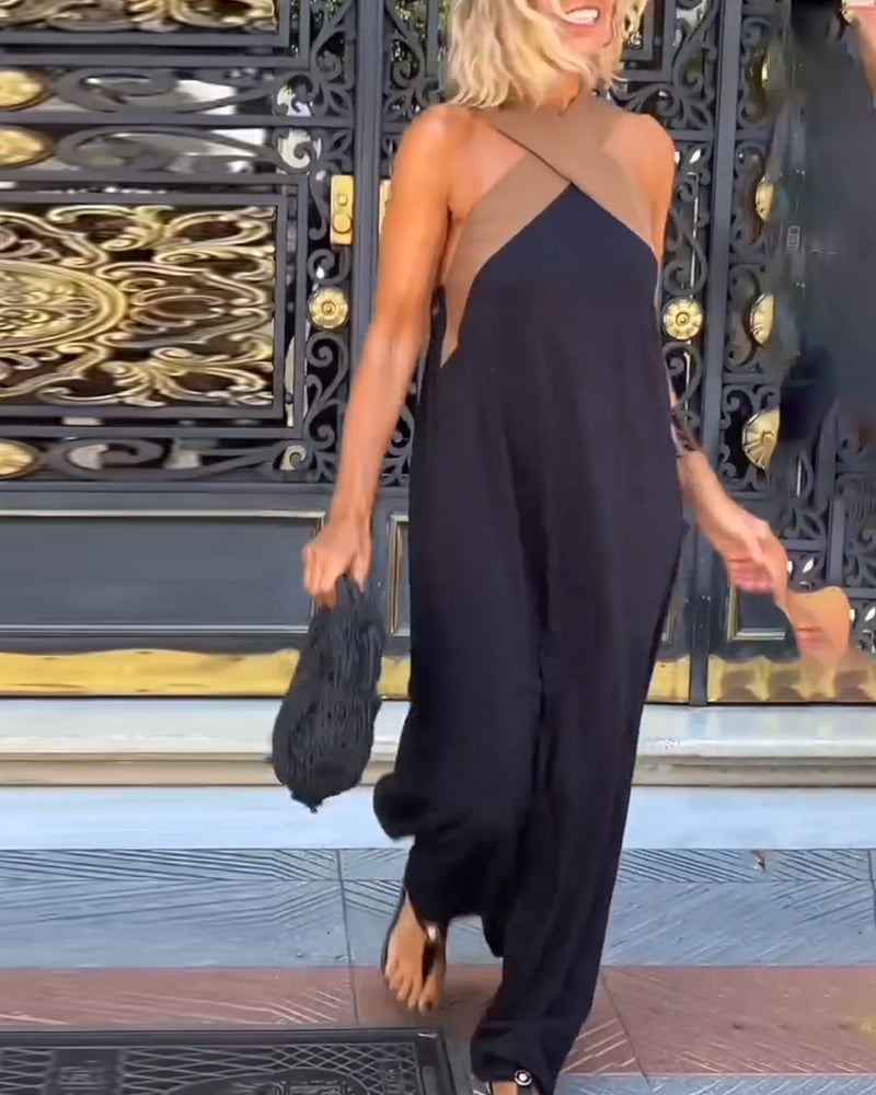Camille | Elegant Maxi Cross Neck Dress for Special Occasions - Image 5