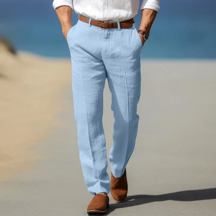Kyle | Relaxed Linen Summer Pants for Men - Image 7
