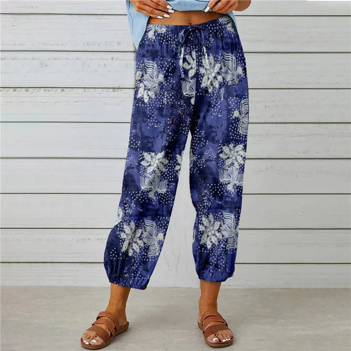 Carmen | Floral Summer Trousers for Effortless Style - Image 3