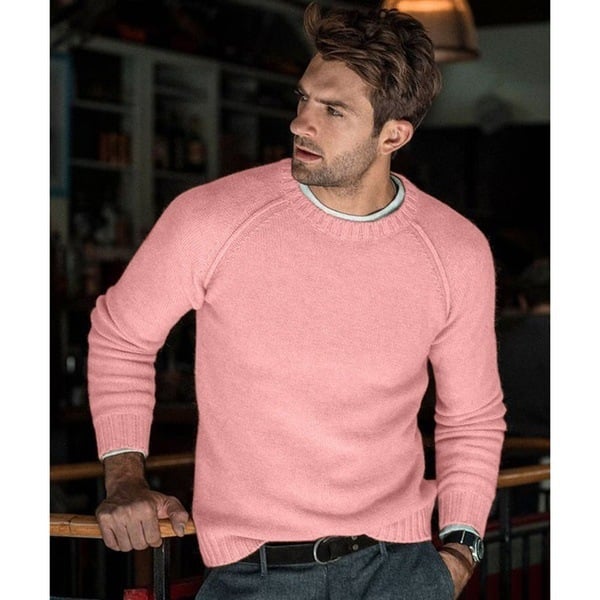 Troy | Men's Crew Neck Knit Sweater - Image 6