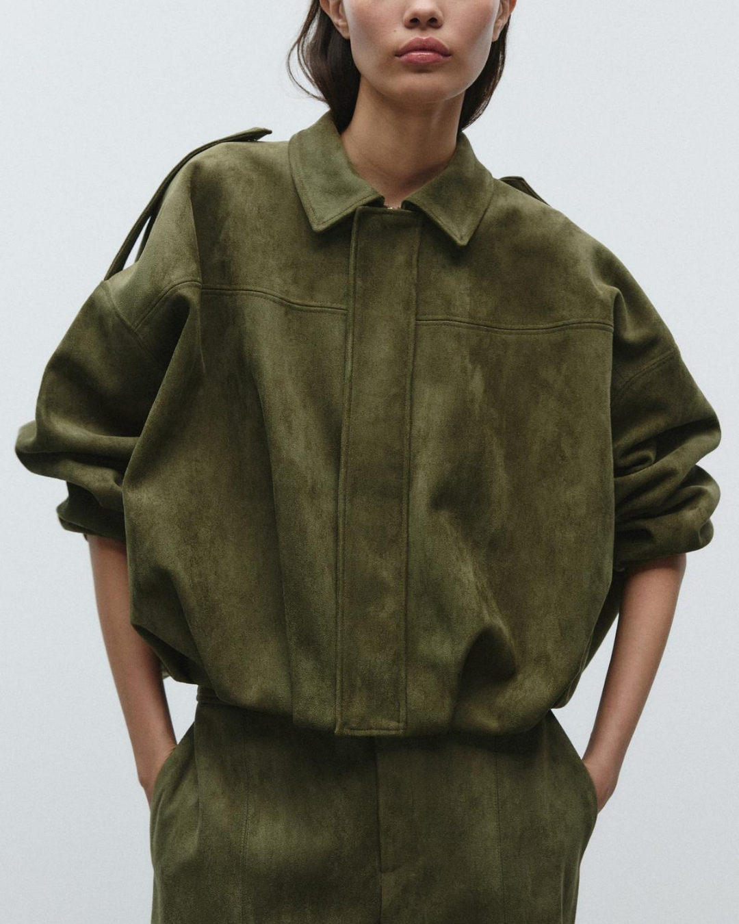 Angela | Women's Cropped Boxy Jacket - Image 2