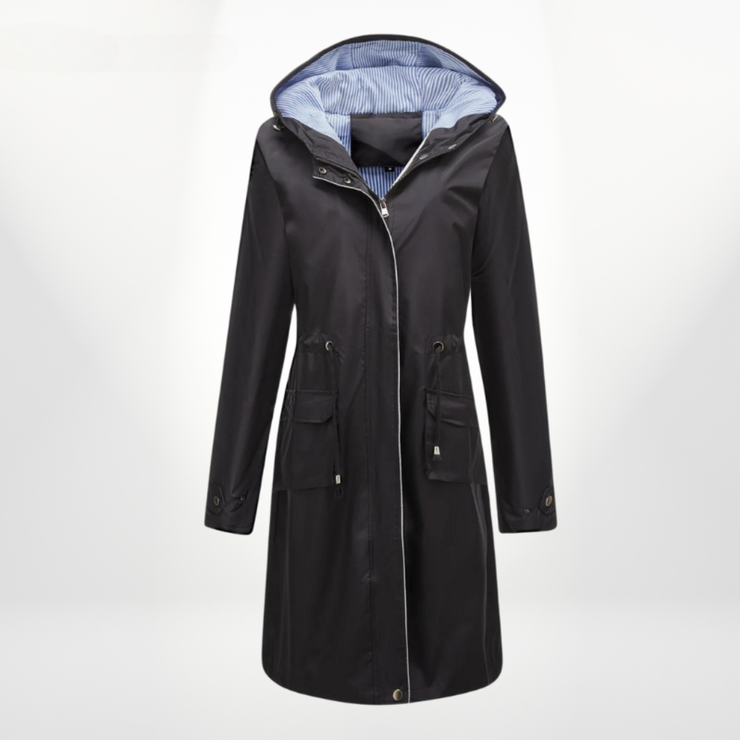 Charlotte | Women's Hooded Mid-Length Anorak Coat - Image 8