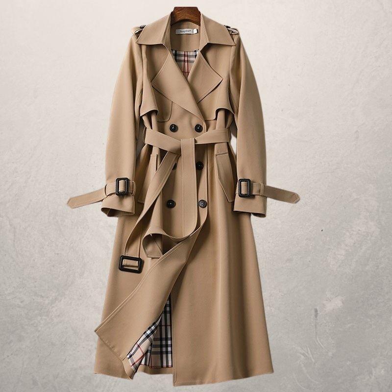 Reagan | Women's Double Breasted Trench Coat - Image 5