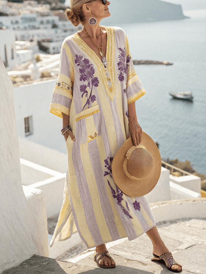 Joan | Nola - Effortless Loose Printed Dress for Every Occasion - Image 1