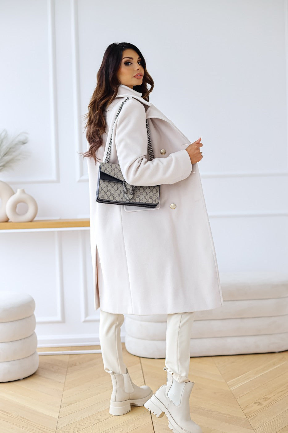 Emily | Women's Double Breasted Coat - Image 8