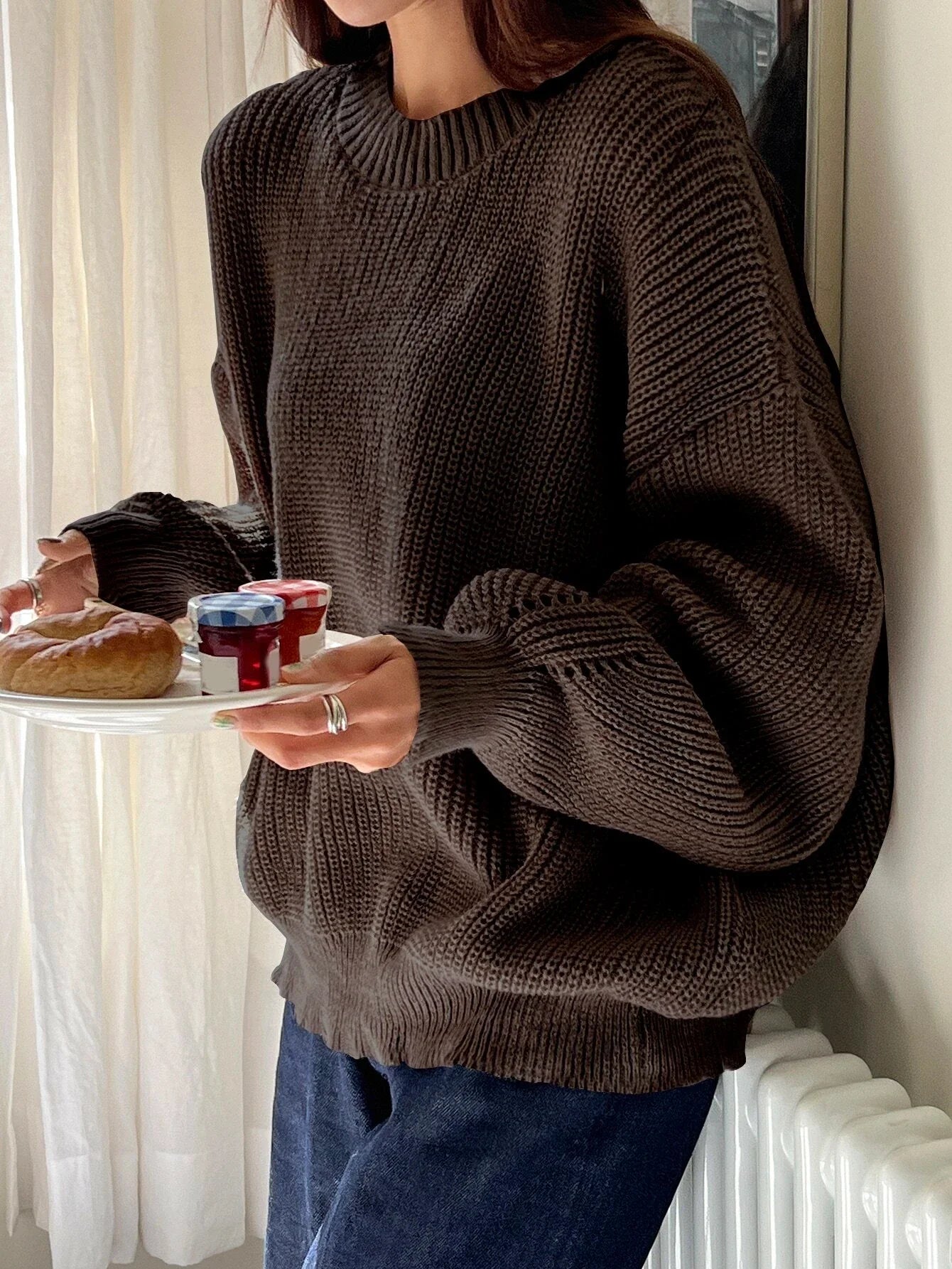 Hope | Women's Oversized Sweater - Image 3