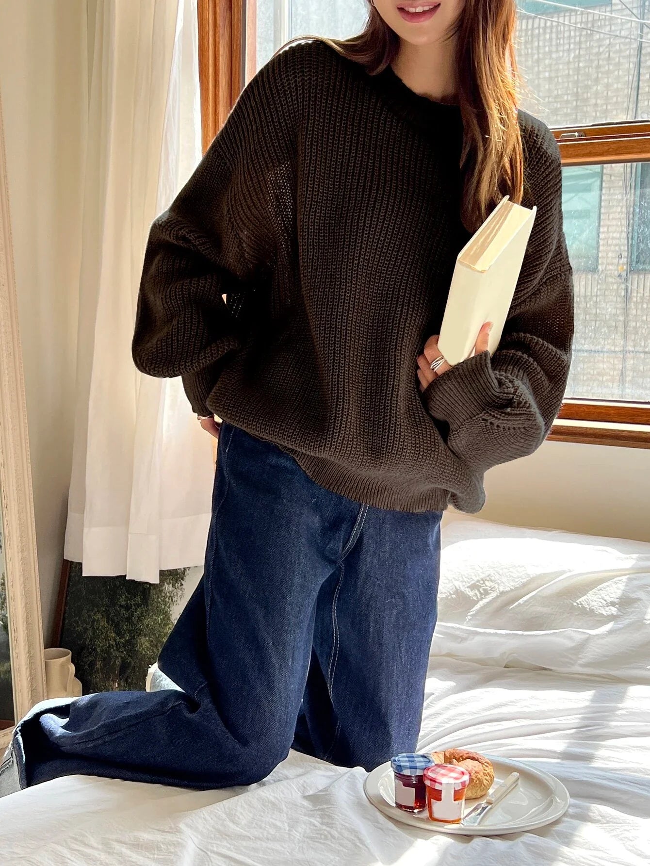Hope | Women's Oversized Sweater - Image 4