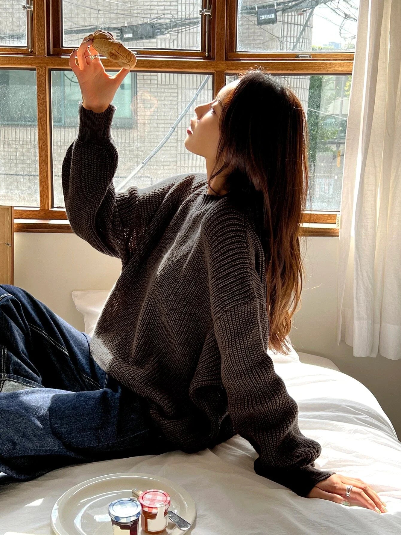 Hope | Women's Oversized Sweater - Image 5