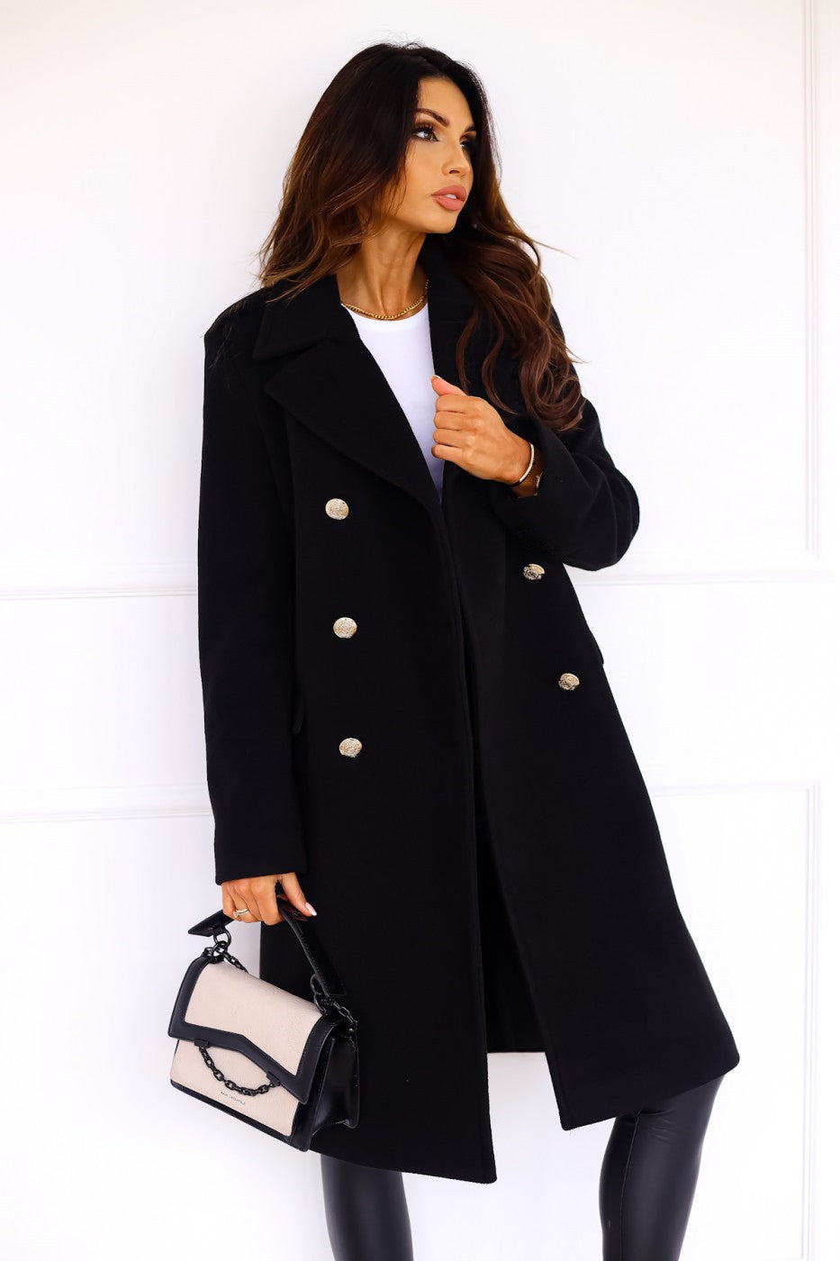 Emily | Women's Double Breasted Coat - Image 3