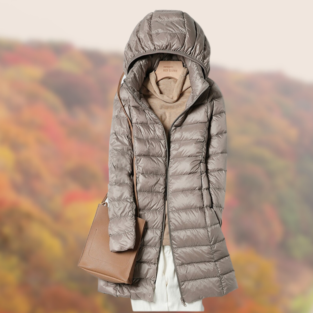 Matilda | Women's Lightweight Hooded Puffer Coat - Image 3