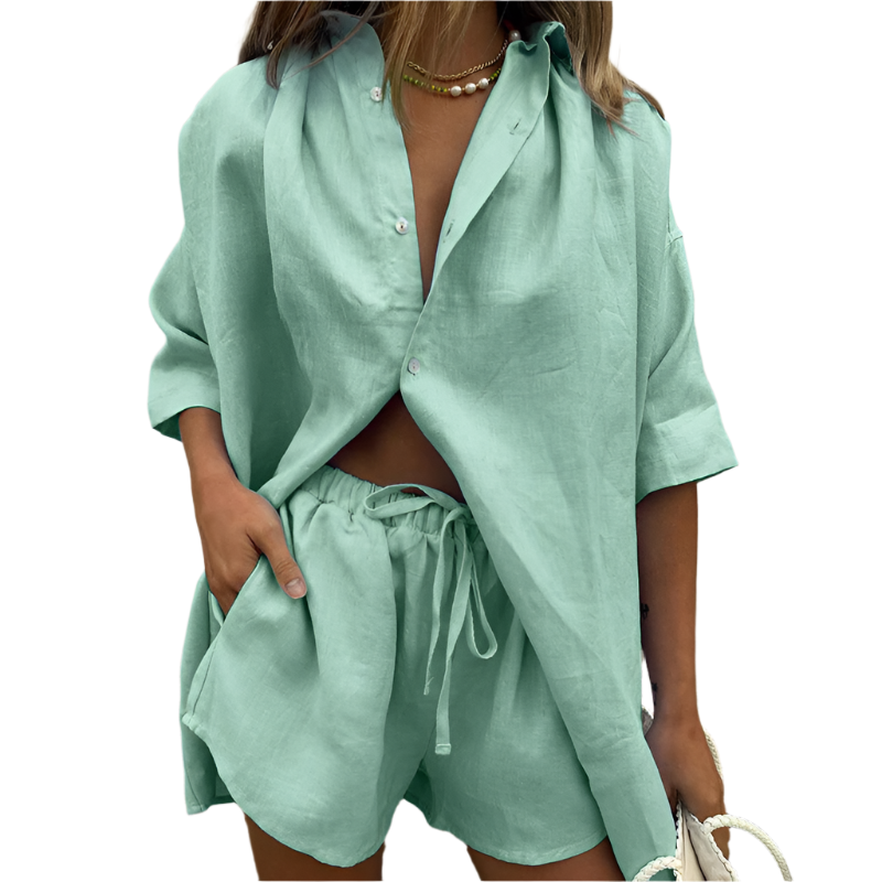 Sorelli | Stylish Two-Piece Cotton Lounge Set - Image 7