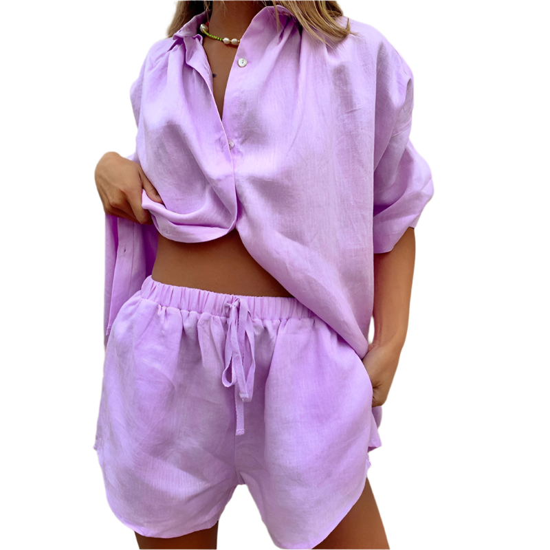 Sorelli | Stylish Two-Piece Cotton Lounge Set - Image 12