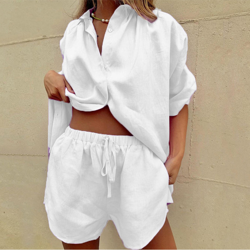 Sorelli | Stylish Two-Piece Cotton Lounge Set - Image 2