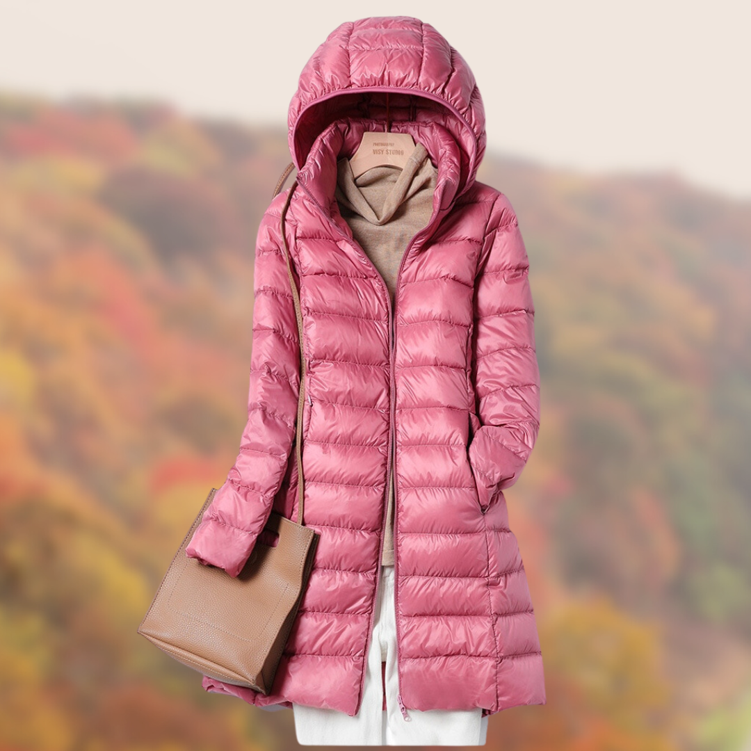 Matilda | Women's Lightweight Hooded Puffer Coat - Image 4