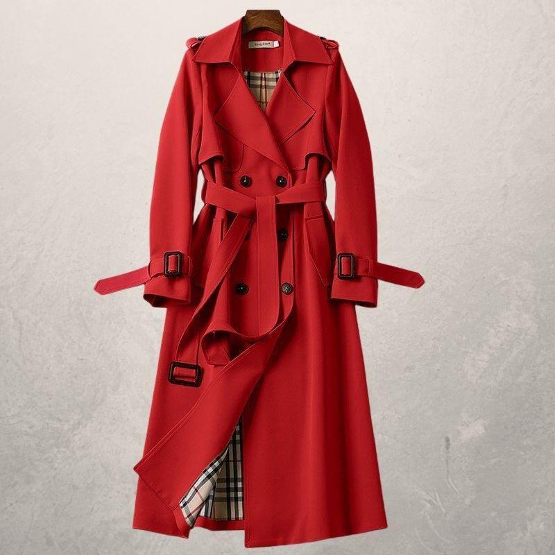 Reagan | Women's Double Breasted Trench Coat - Image 6