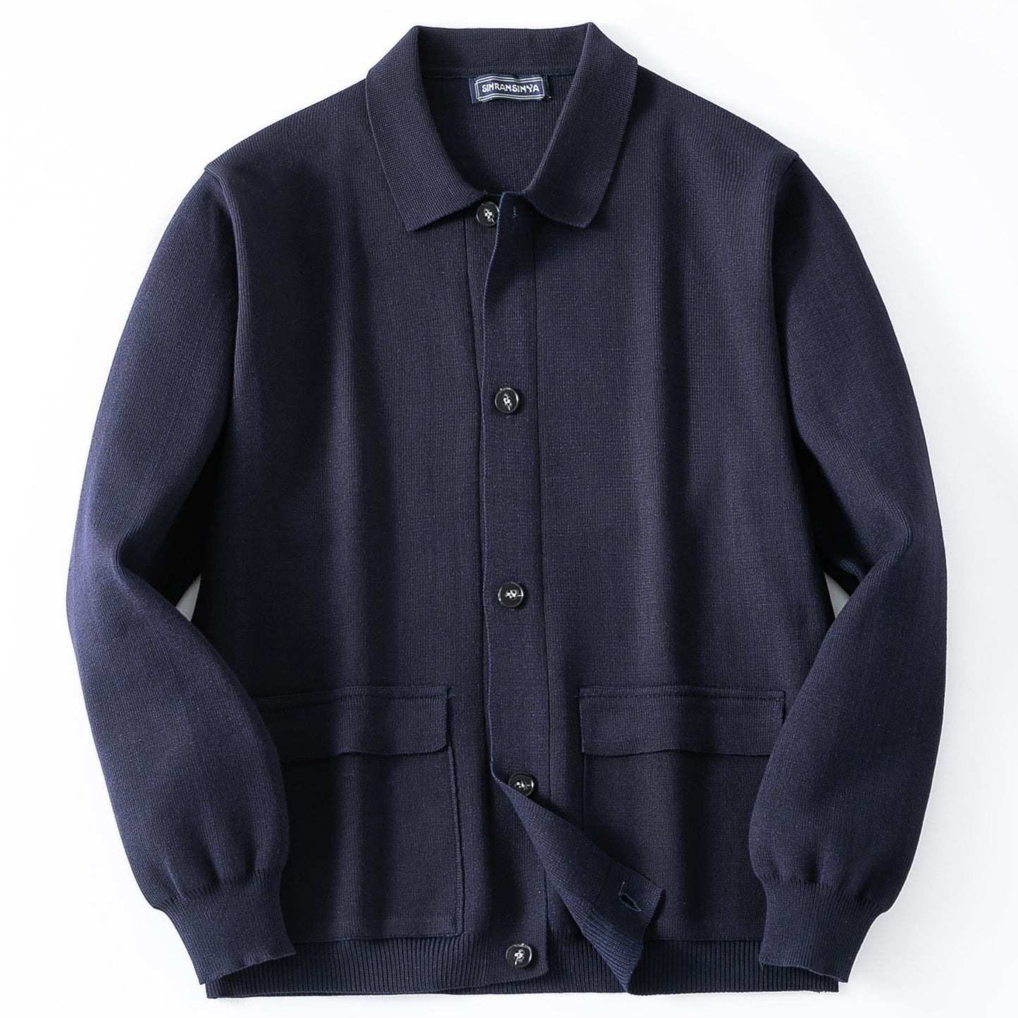 Charlie | Men's Button-Front Cardigan Sweater - Image 2