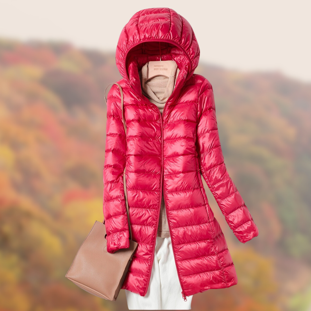 Matilda | Women's Lightweight Hooded Puffer Coat - Image 5