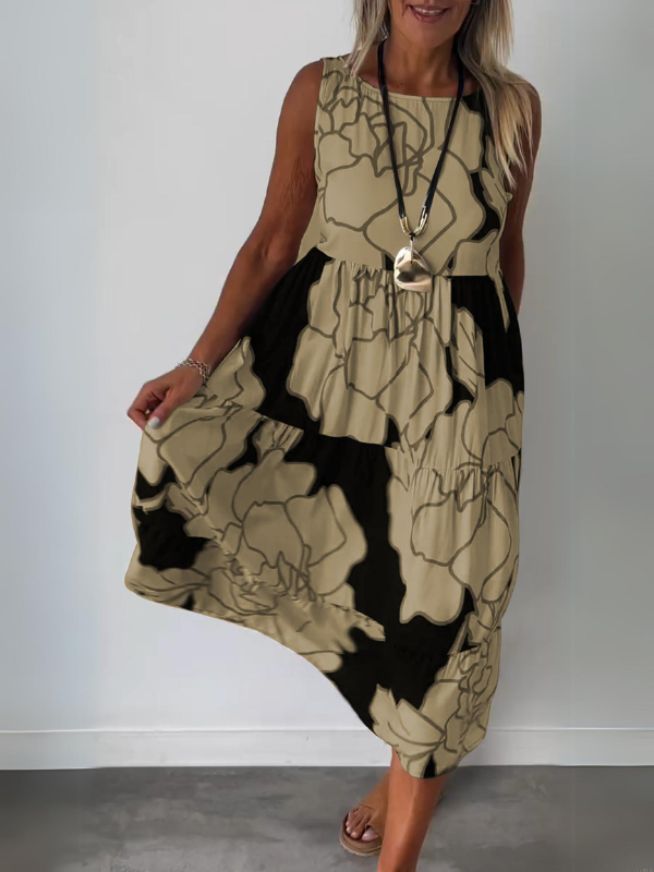 Mae | Aveline Stylish Floral Print Dress with Off-Shoulder Design - Image 10