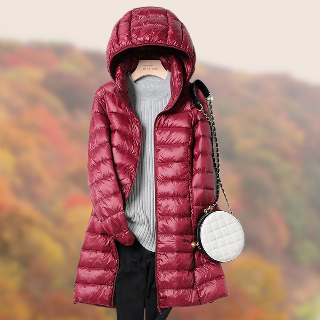 Matilda | Women's Lightweight Hooded Puffer Coat - Image 6