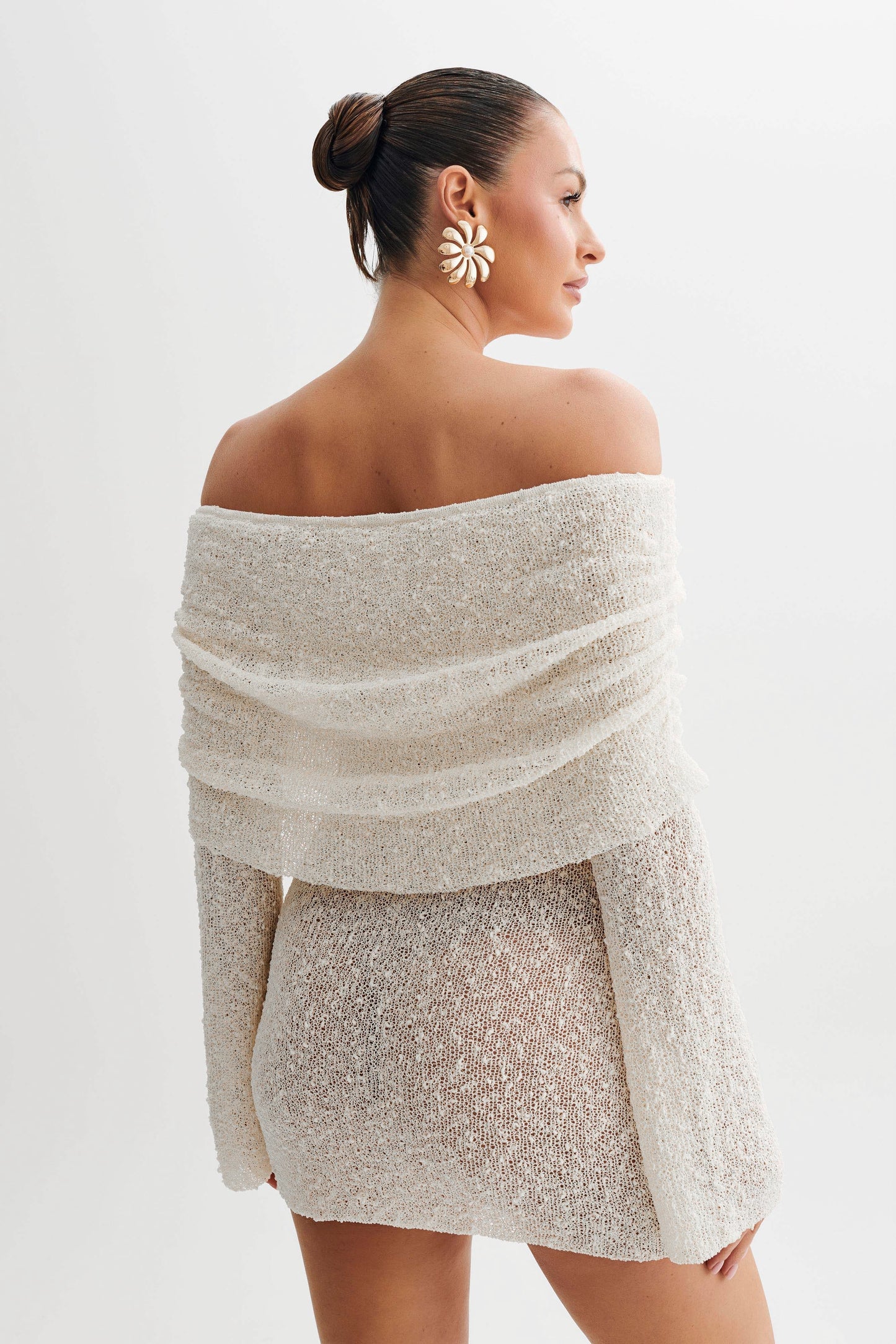Lucy | Women's Off-Shoulder Mini Dress - Image 2