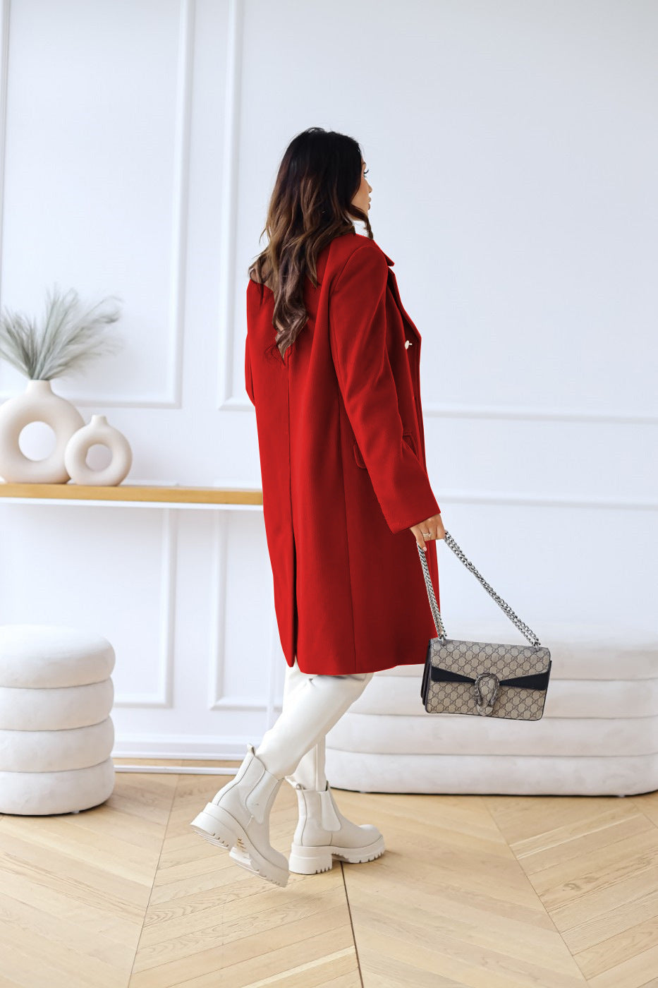Emily | Women's Double Breasted Coat - Image 12