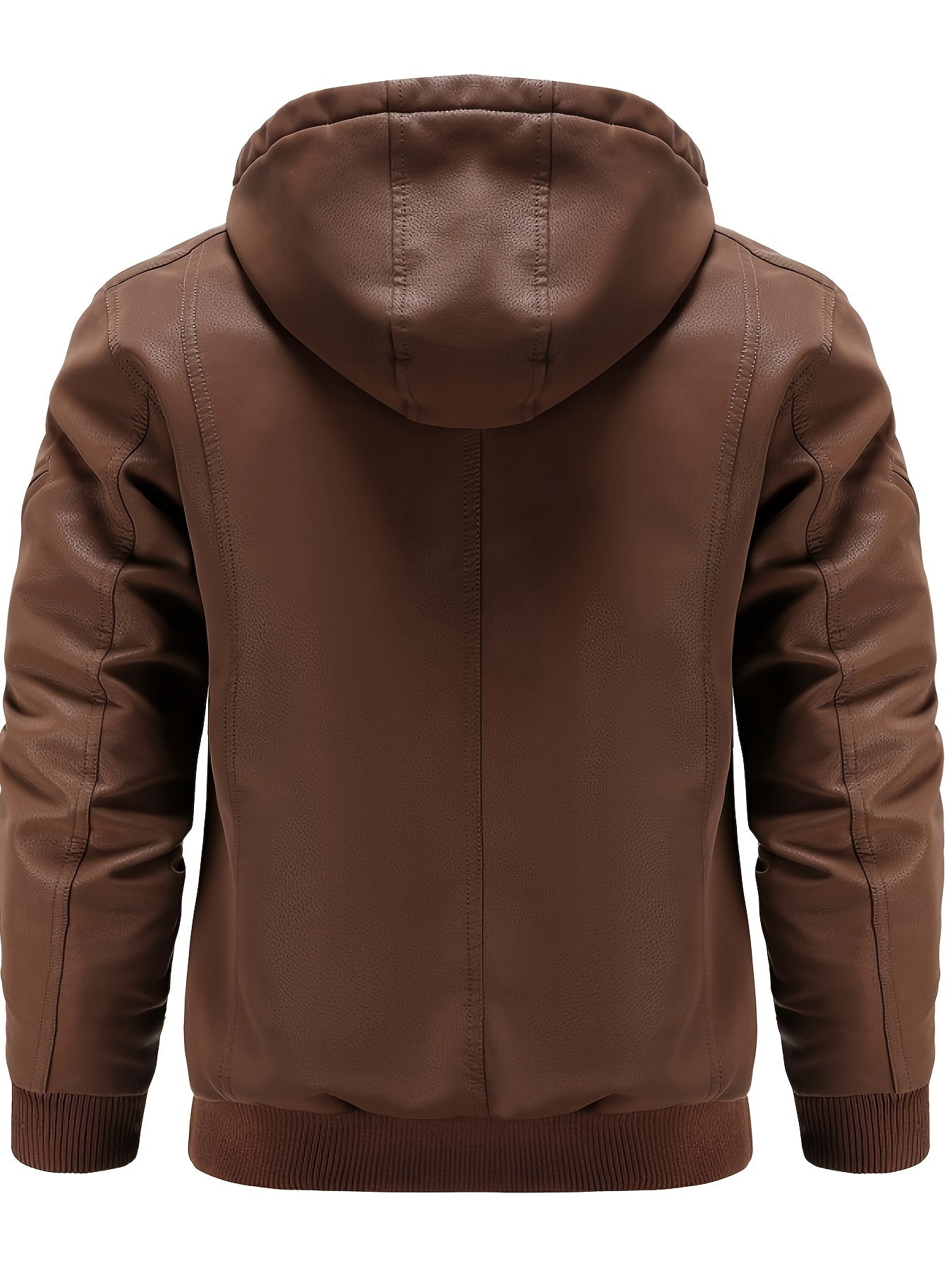 Kyle | Men's Hooded Bomber Jacket - Image 4