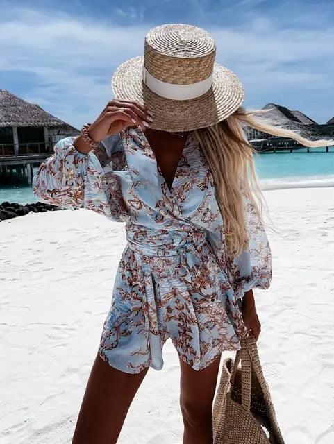 Ariana | Women's Printed Bohemian Style Jumpsuit - Image 12