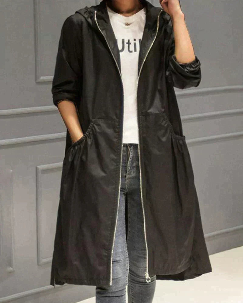 Selena | Women's Hooded Lightweight Jacket - Image 4
