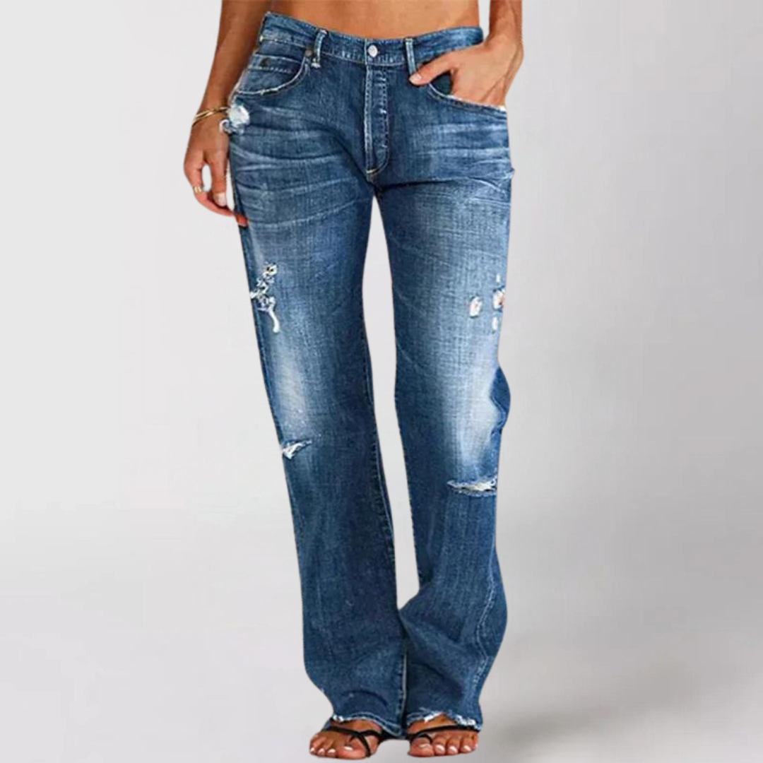 Carol | Relaxed wide-leg denim jeans - Image 2