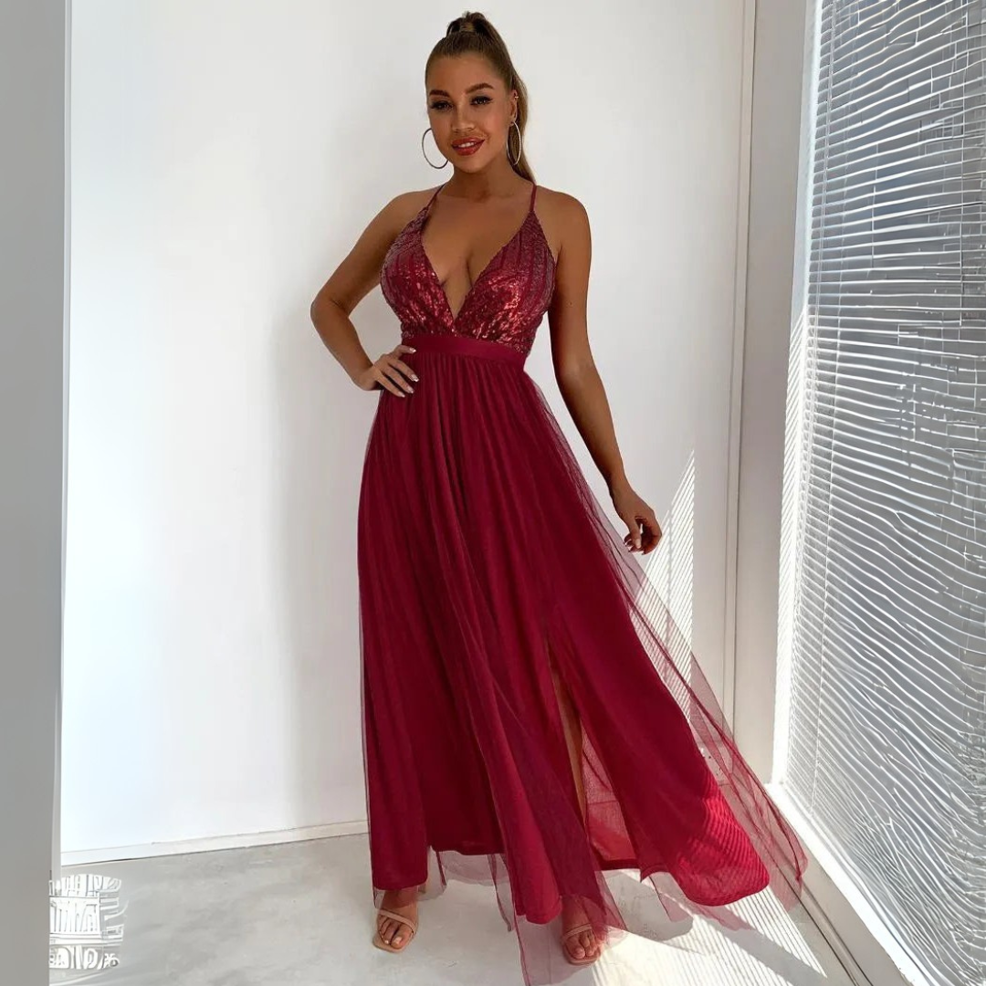 Altivaro | Elegant Maxi Dress with Sequins for Modern Women - Image 3