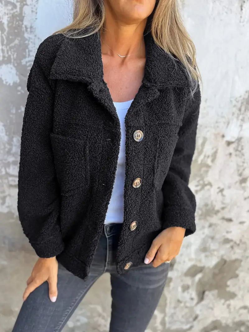 Charlene | Women's Oversized Button-Down Jacket - Image 4