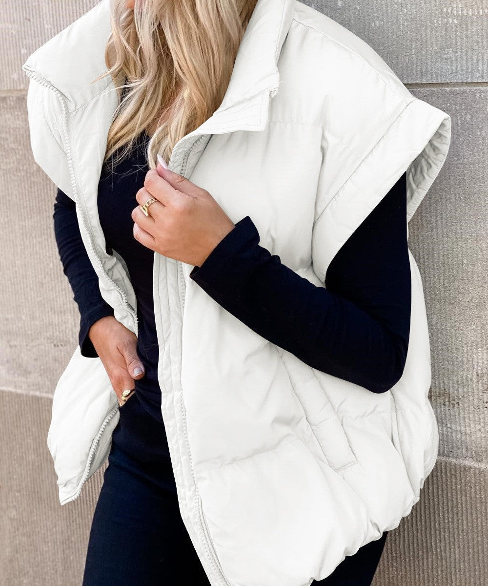 Raegan | Women's Quilted Sleeveless Vest - Image 3