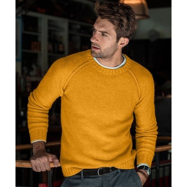 Troy | Men's Crew Neck Knit Sweater - Image 9