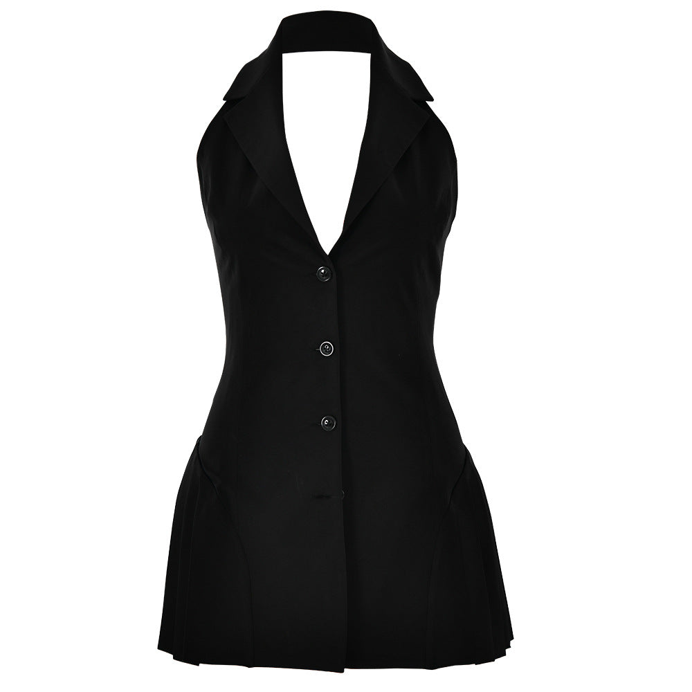 Bonnie | Elegant Mini Dress with Pleated Skirt for Parties & Casual Wear - Image 6
