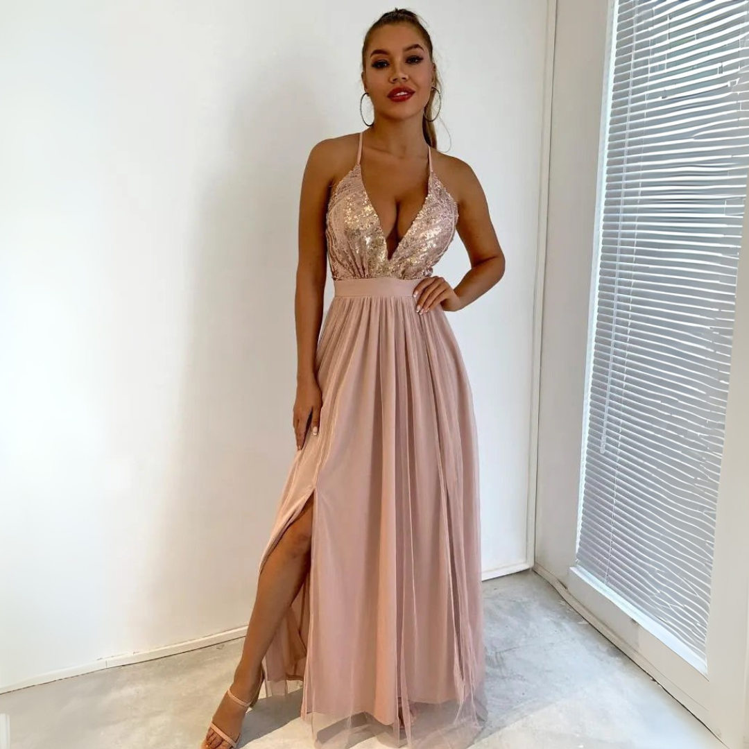 Altivaro | Elegant Maxi Dress with Sequins for Modern Women - Image 4