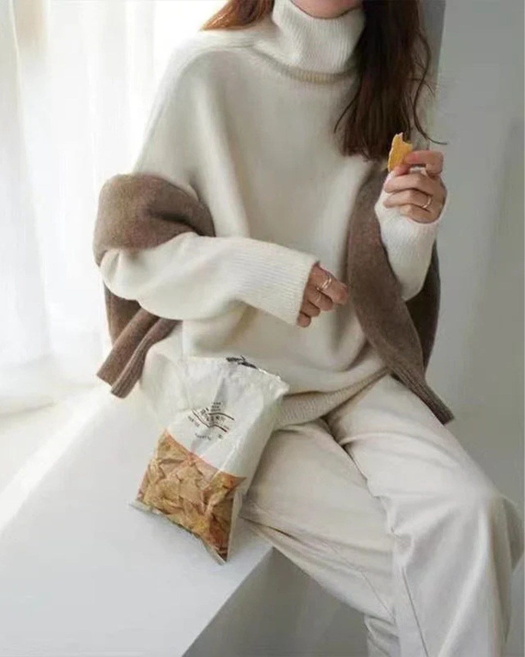 Judith | Women's Oversized Turtleneck Sweater - Image 5