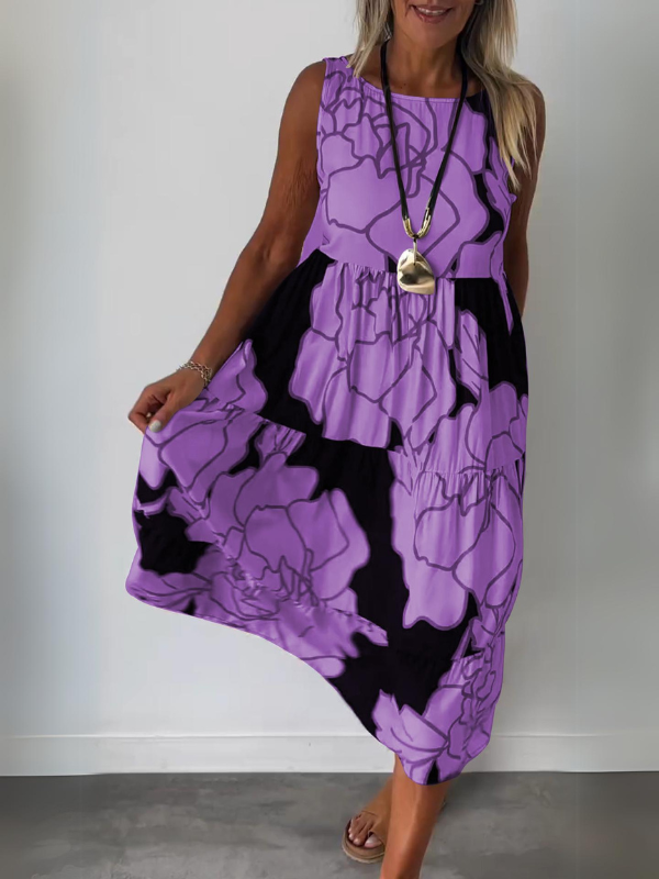 Mae | Aveline Stylish Floral Print Dress with Off-Shoulder Design - Image 8