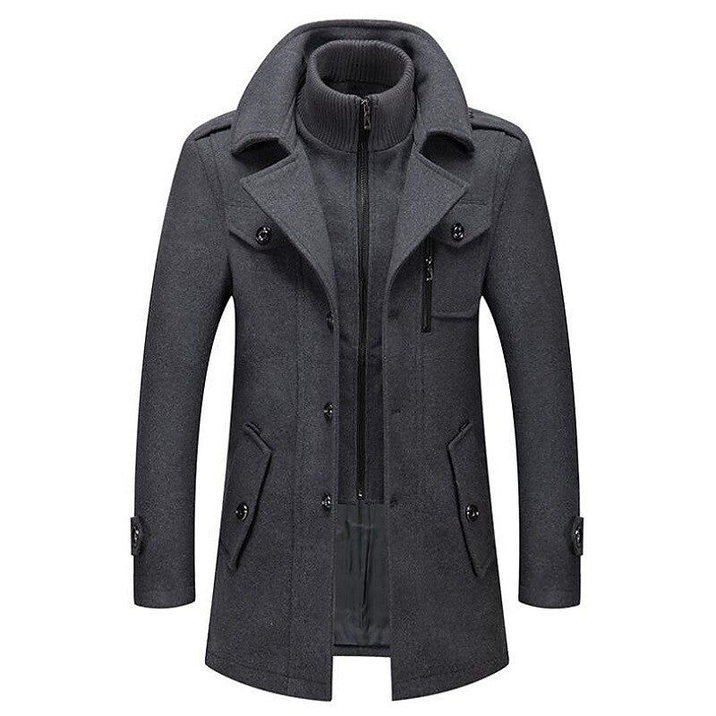 Randall | Men's Double-Breasted Pea Coat - Image 1