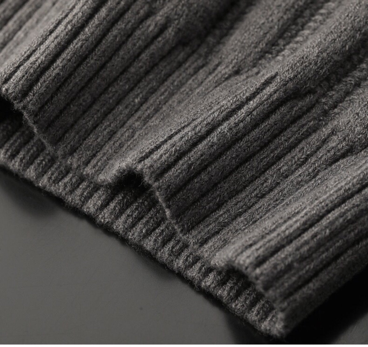 Lenny | Men's Ribbed Polo Collar Sweater - Image 8