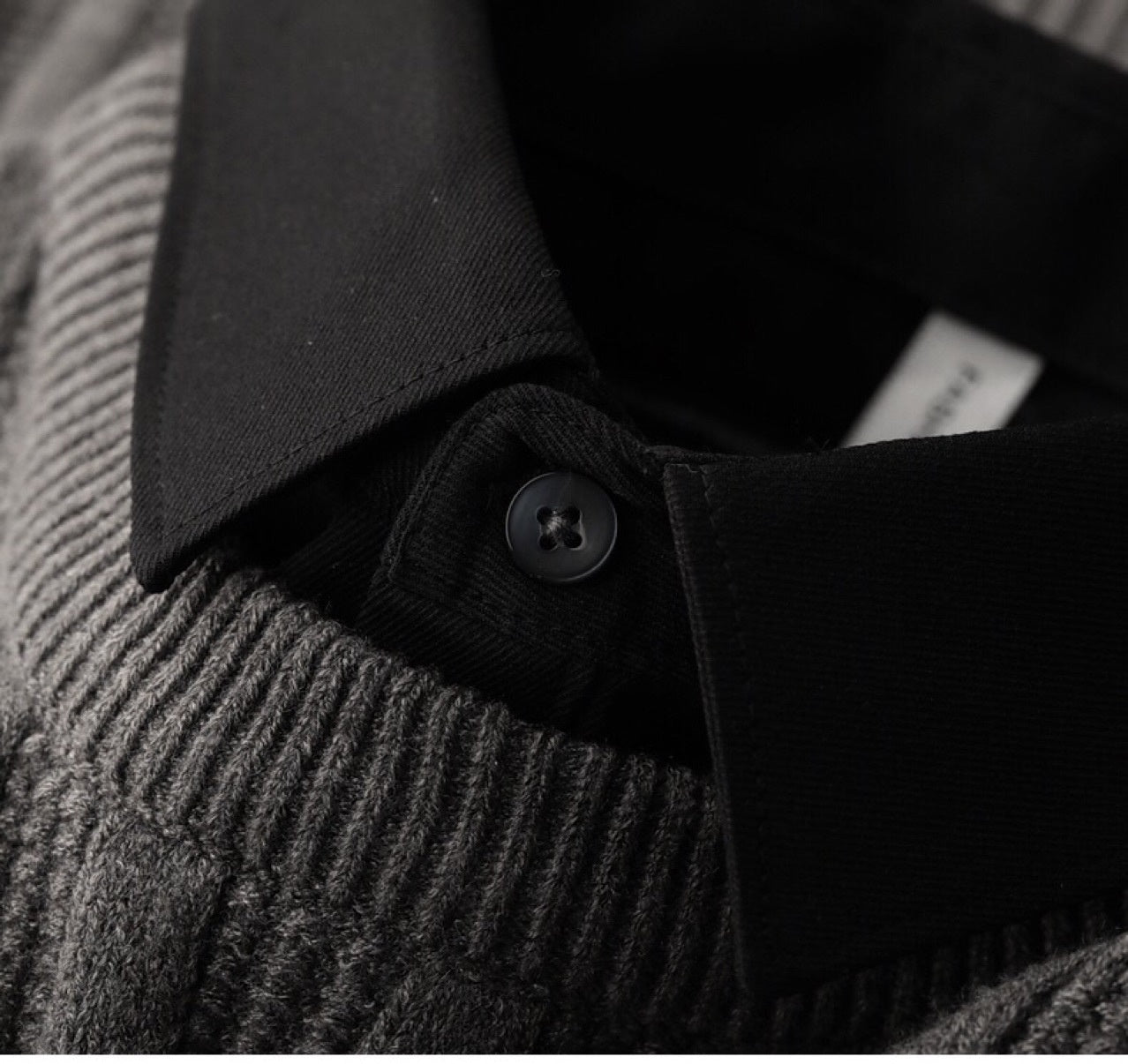 Lenny | Men's Ribbed Polo Collar Sweater - Image 4