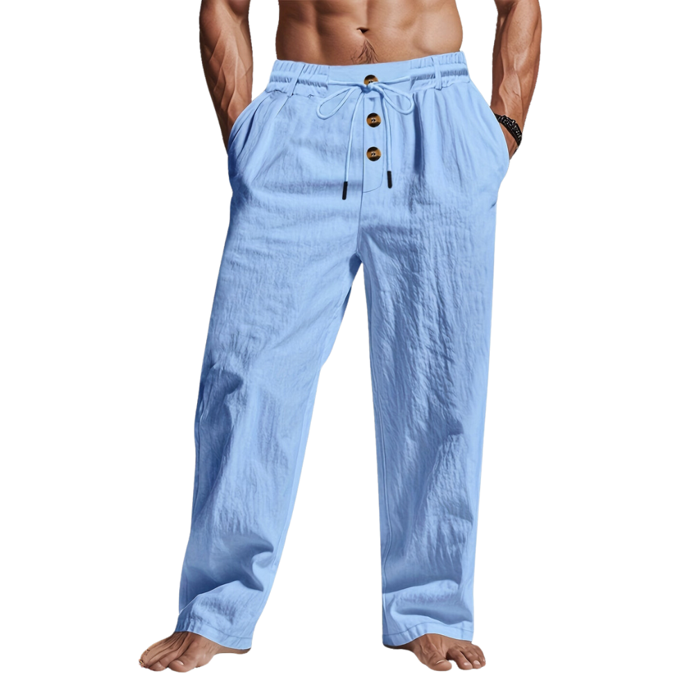 Christopher | Comfortable Linen Drawstring Pants for Style & Versatility - Image 2