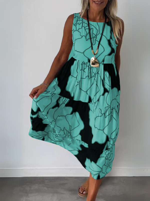Mae | Aveline Stylish Floral Print Dress with Off-Shoulder Design - Image 9