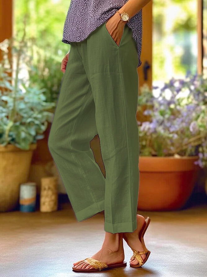 Diana | Stylish Up Hem Trousers for Effortless Elegance - Image 6