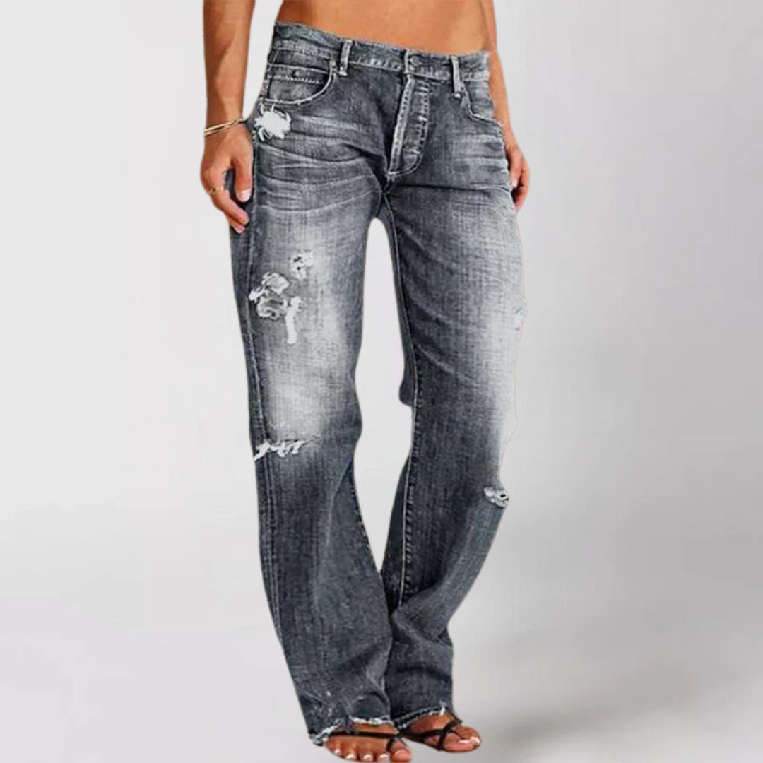 Carol | Relaxed wide-leg denim jeans - Image 4
