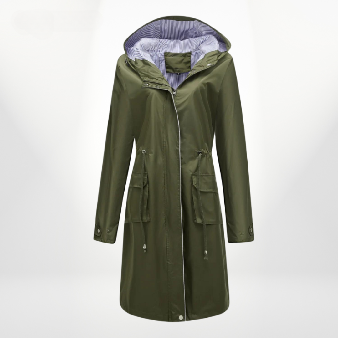 Charlotte | Women's Hooded Mid-Length Anorak Coat - Image 4