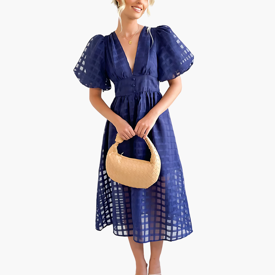 Liliana | Elegant Summer Midi Dress for Effortless Style - Image 6