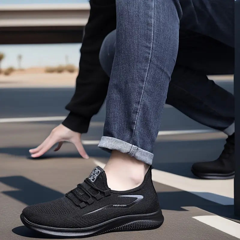 Murray | Men's Lightweight Lace-Up Casual Sneakers - Image 4