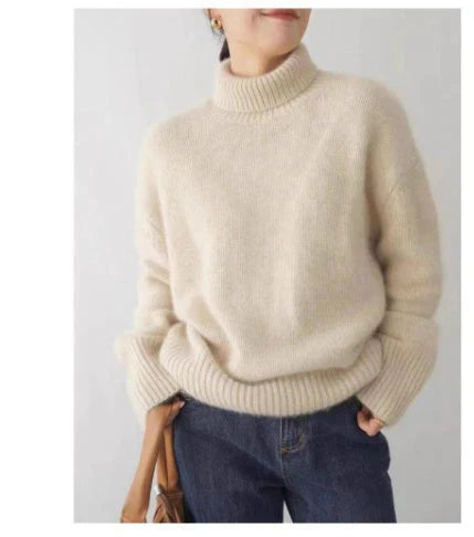 Judith | Women's Oversized Turtleneck Sweater - Image 6