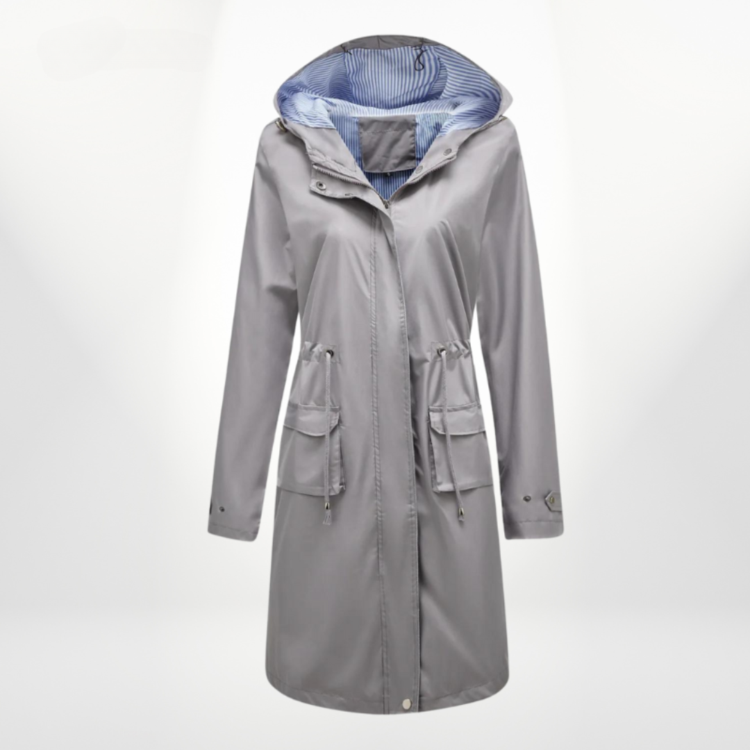 Charlotte | Women's Hooded Mid-Length Anorak Coat - Image 7