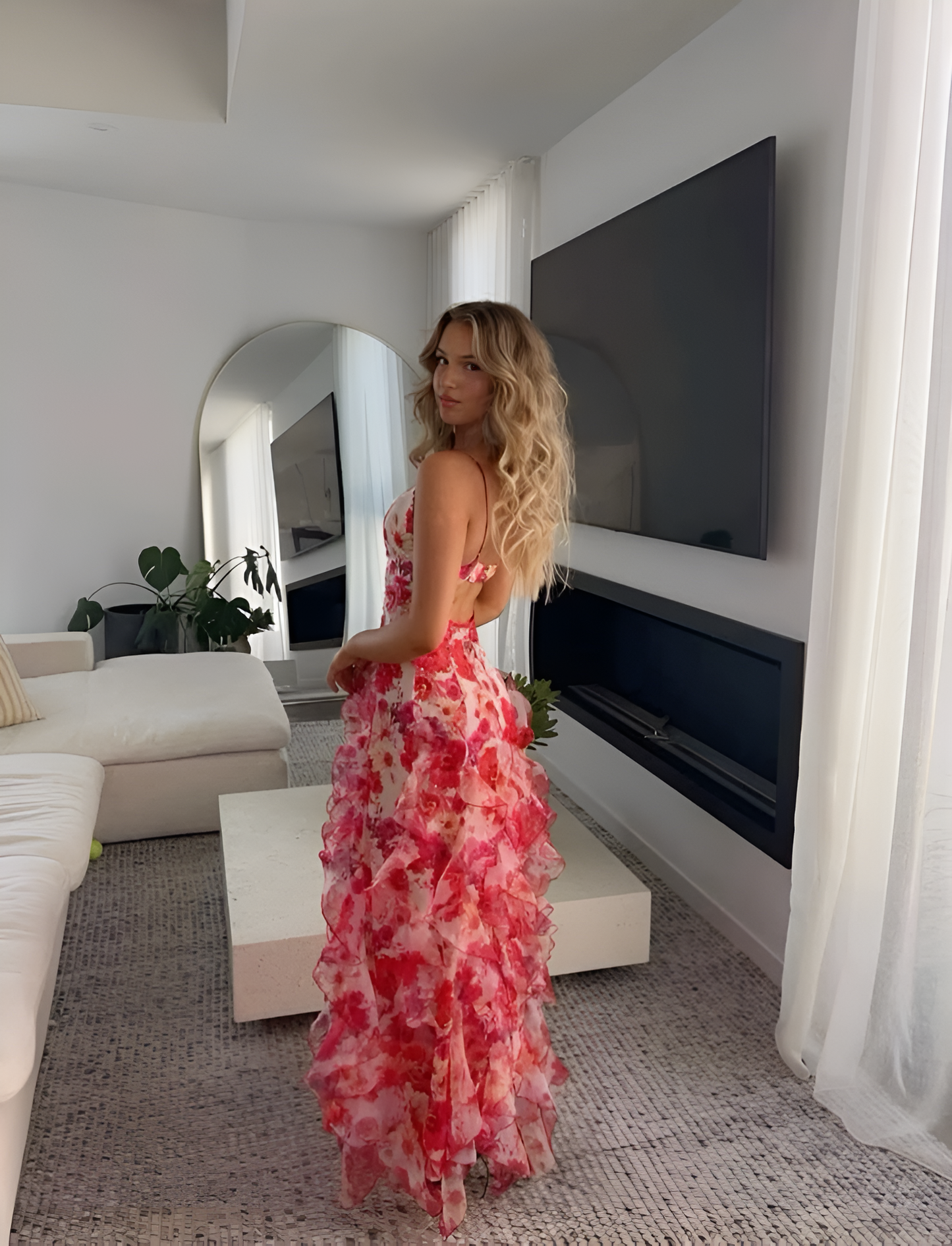 Charlene | Floral SILVANA Maxi Dress for Elegant Occasions - Image 2